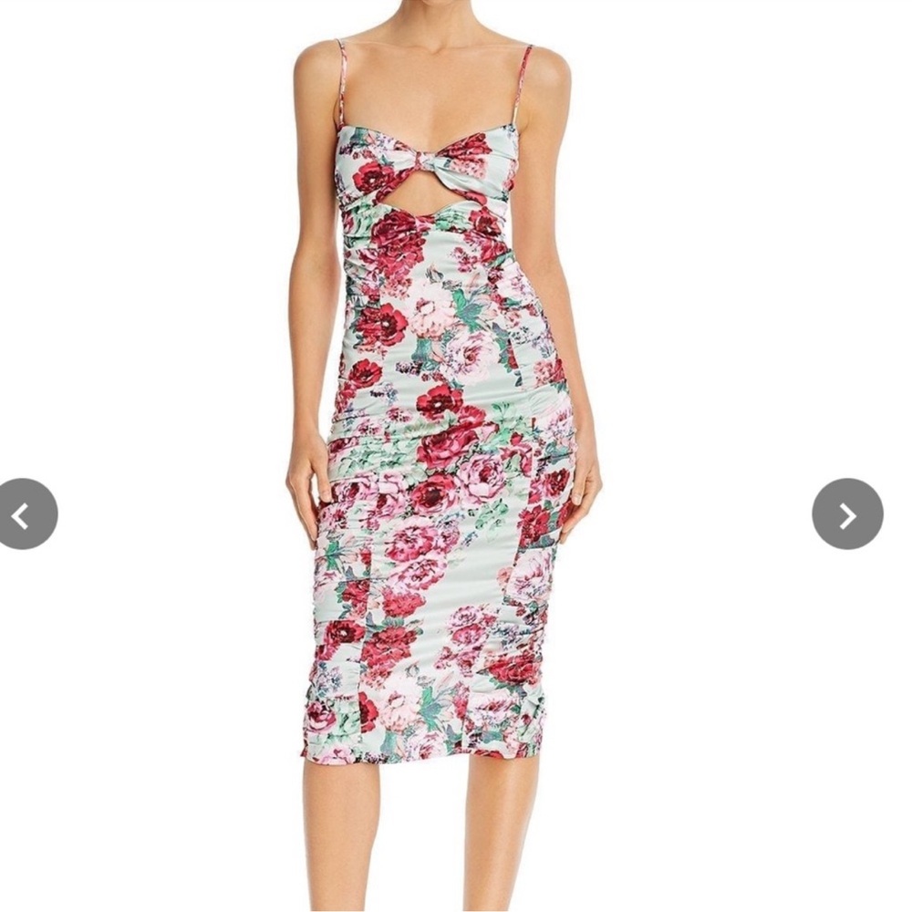 For Love and Lemons Floral Midi Dress
